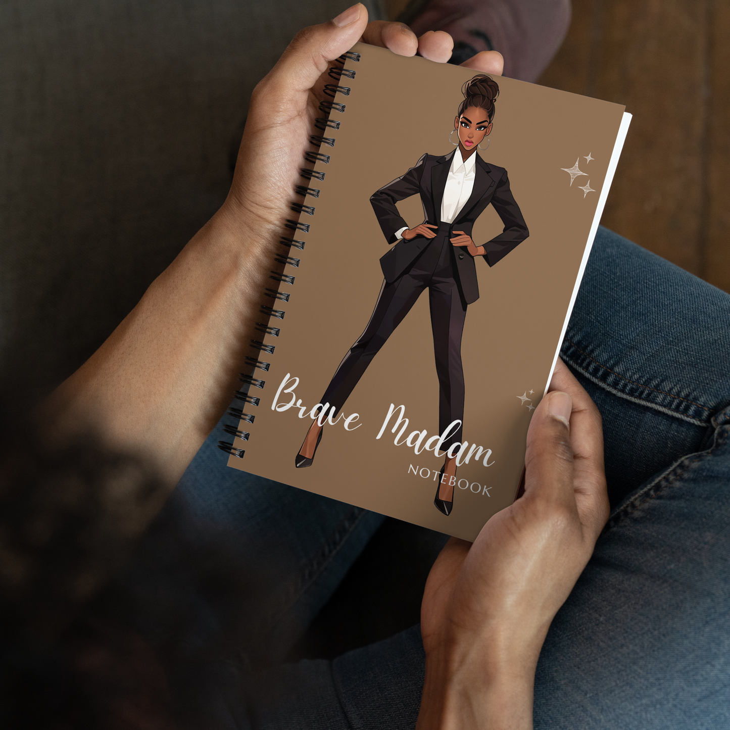 Brave Madam Spiral Notebook