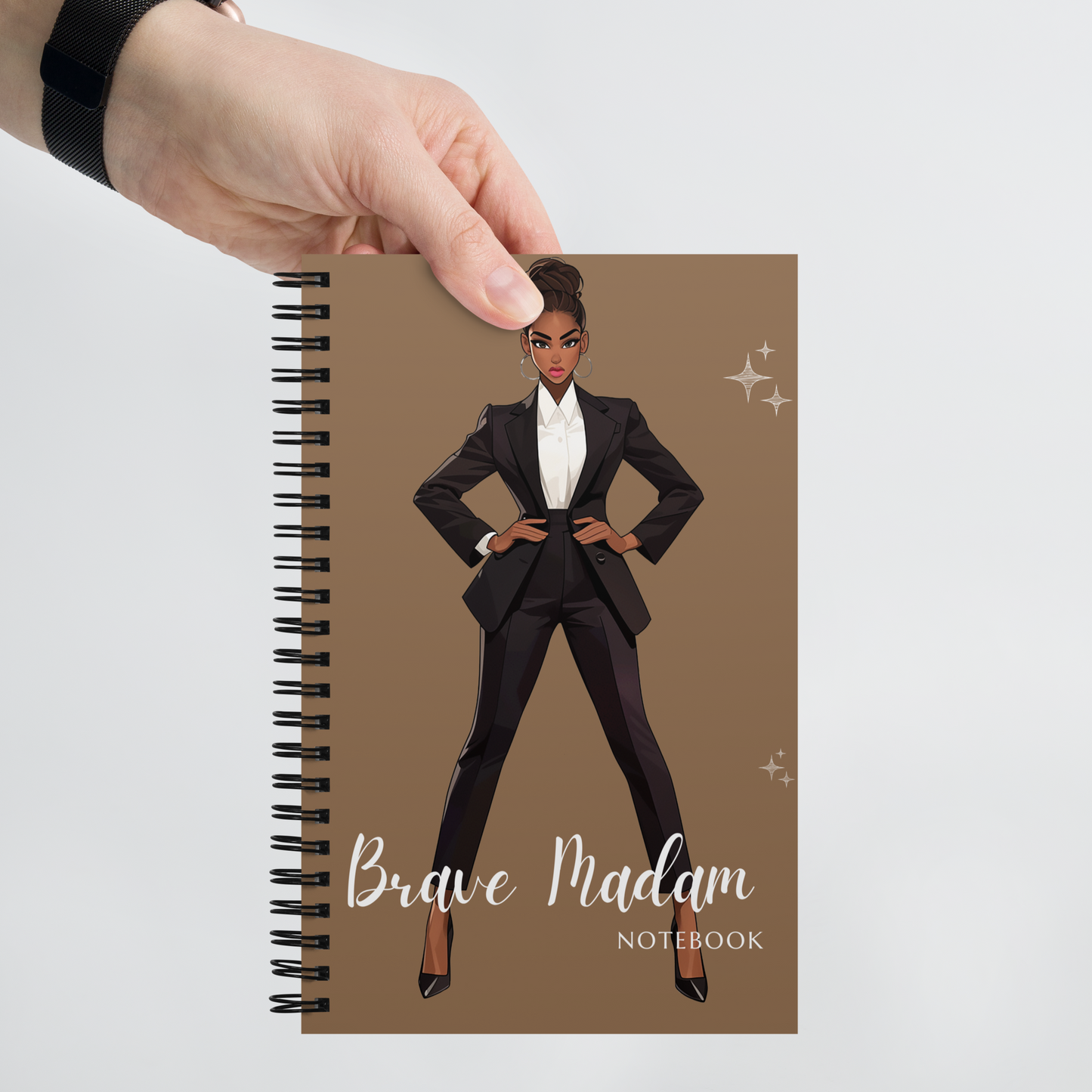 Brave Madam Spiral Notebook