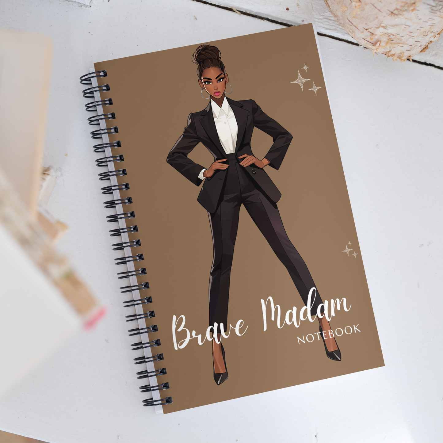Brave Madam Spiral Notebook