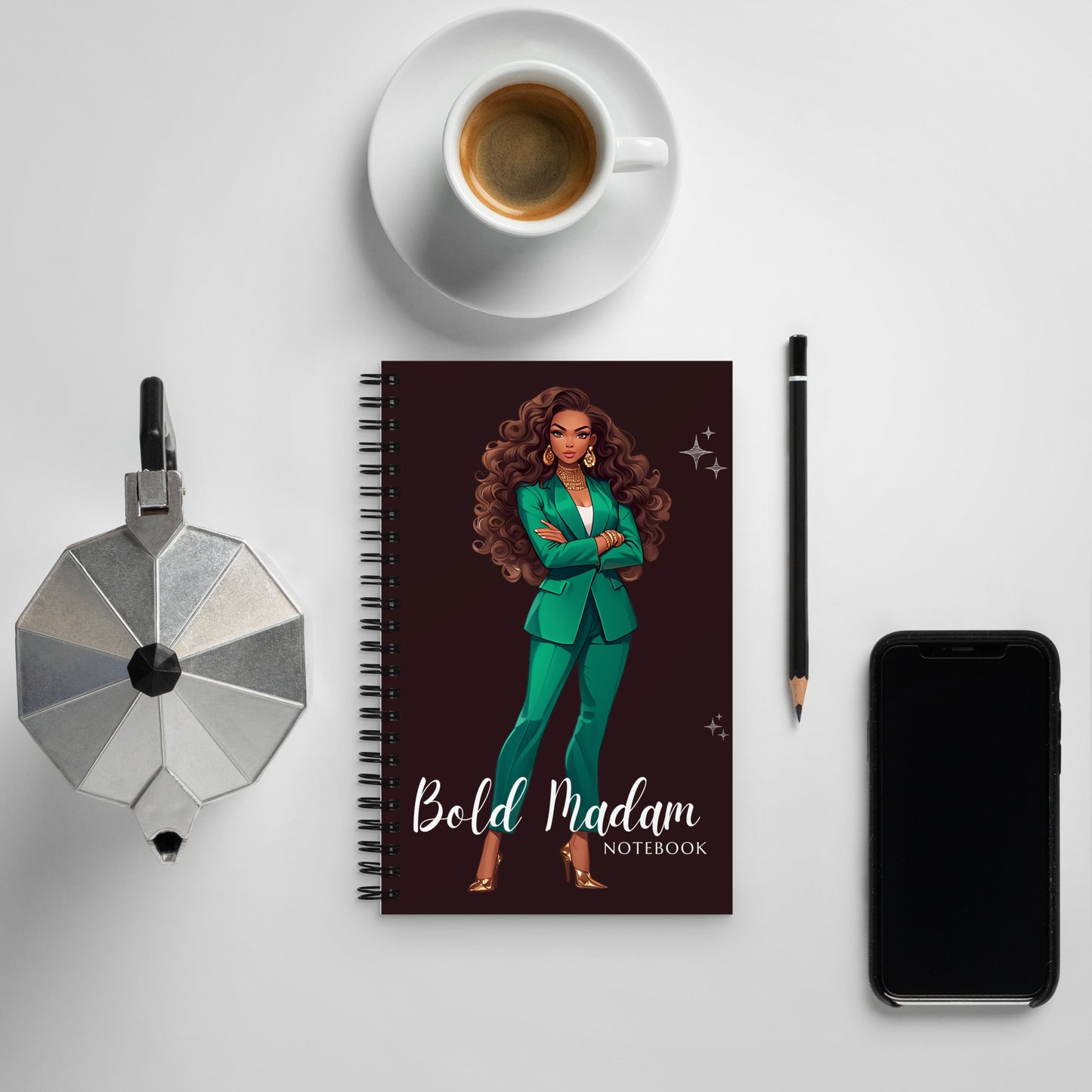 Bold Madam Spiral Notebook