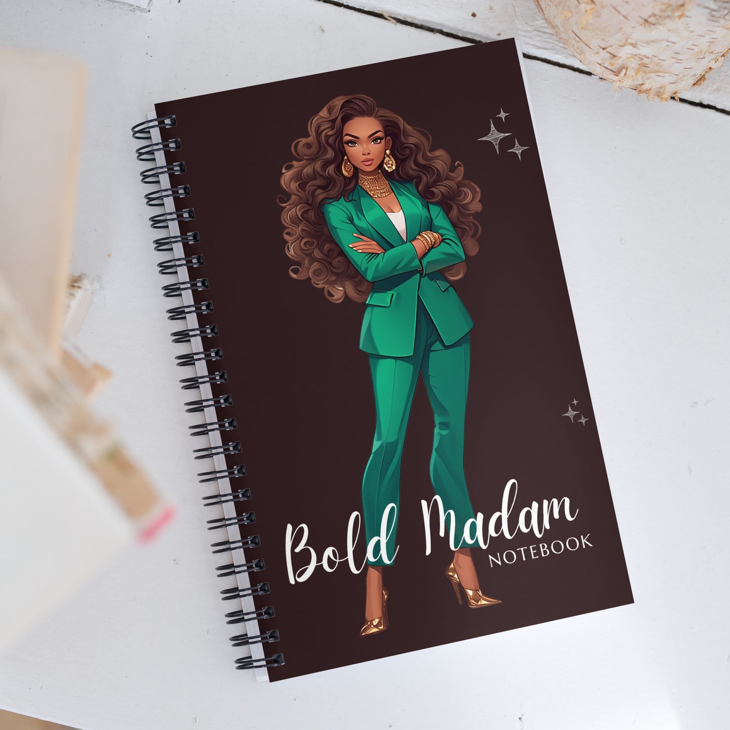 Bold Madam Spiral Notebook