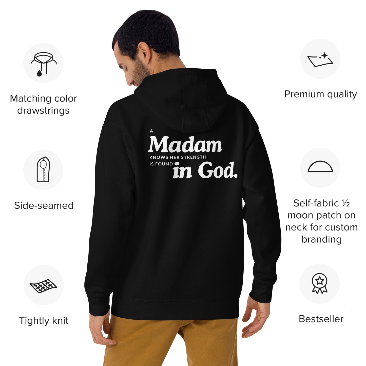 Her Strength is God Unisex Hoodie