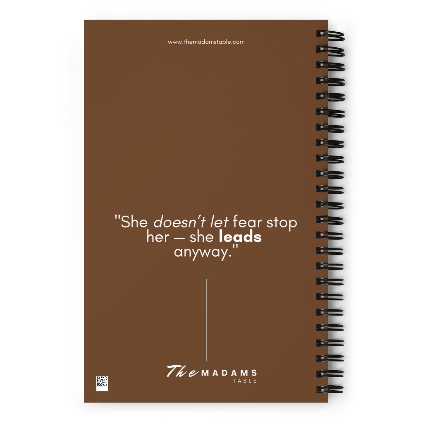 Fearless Madam Spiral Notebook
