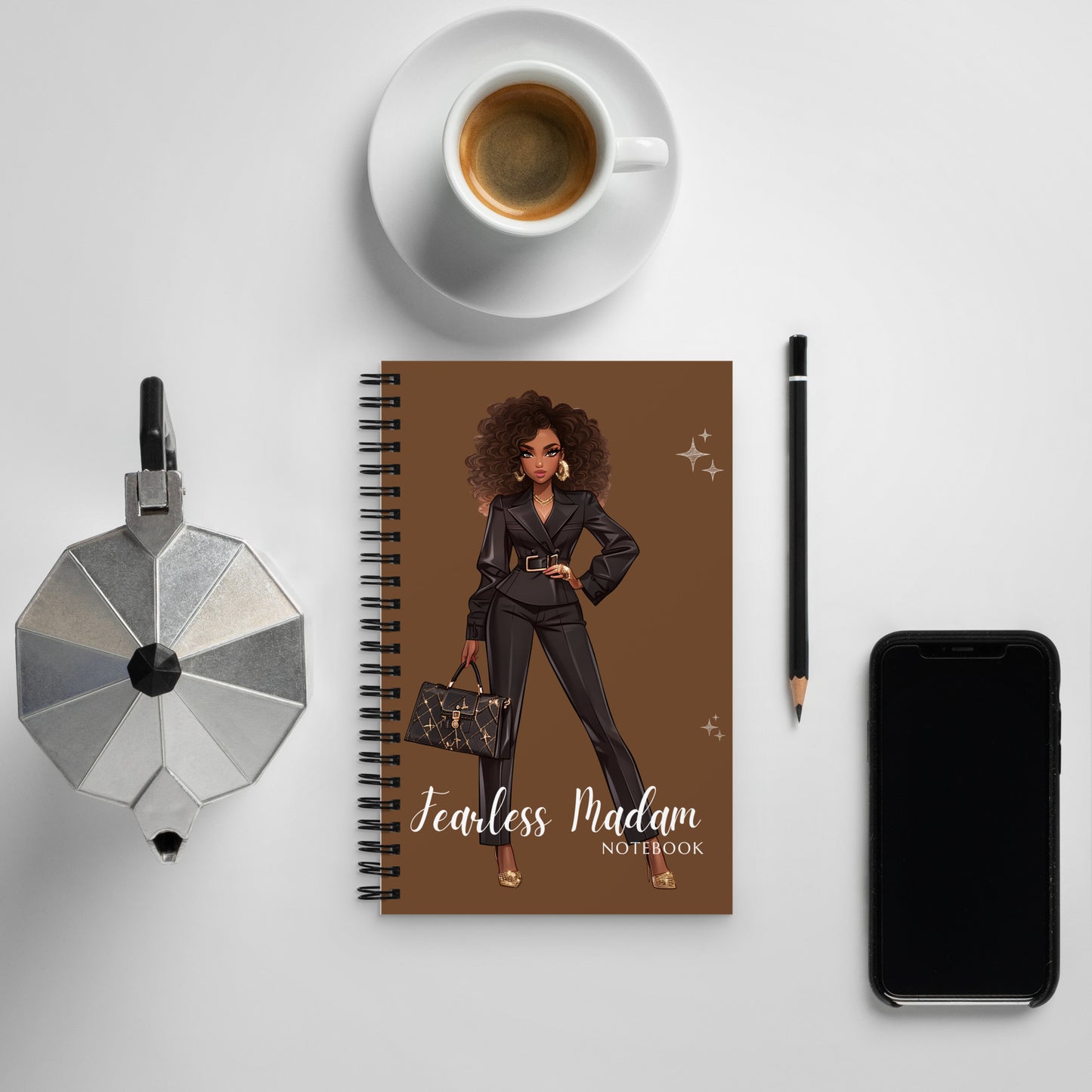 Fearless Madam Spiral Notebook