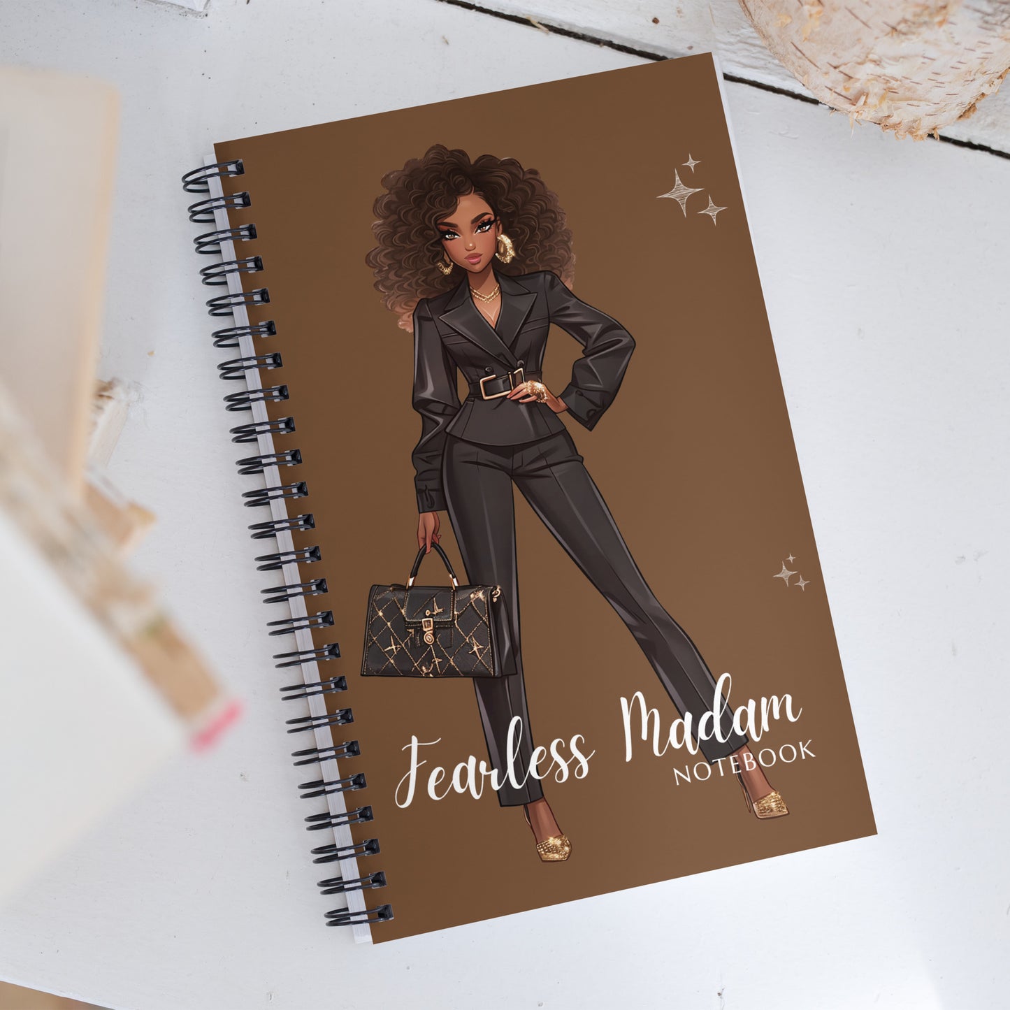 Fearless Madam Spiral Notebook