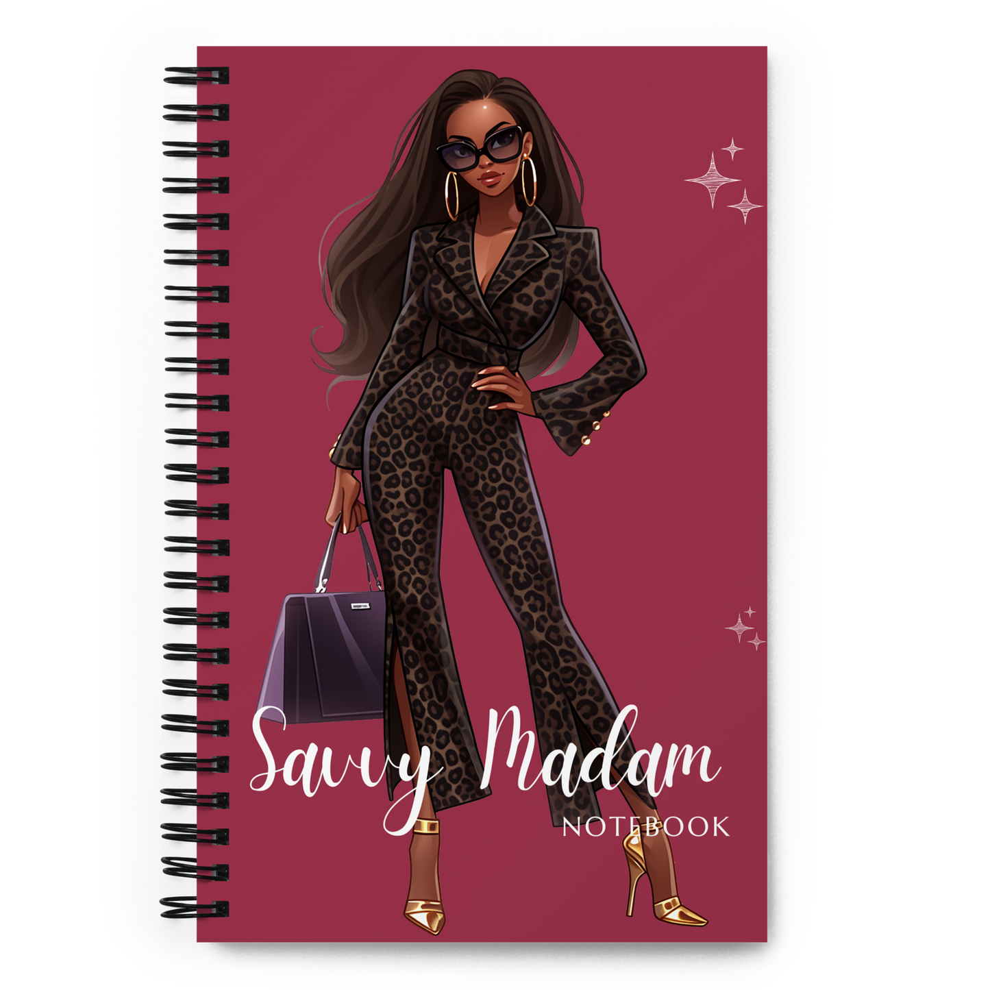 Savvy Madam Spiral Notebook – Empower Your Dreams, Plan Your Legacy