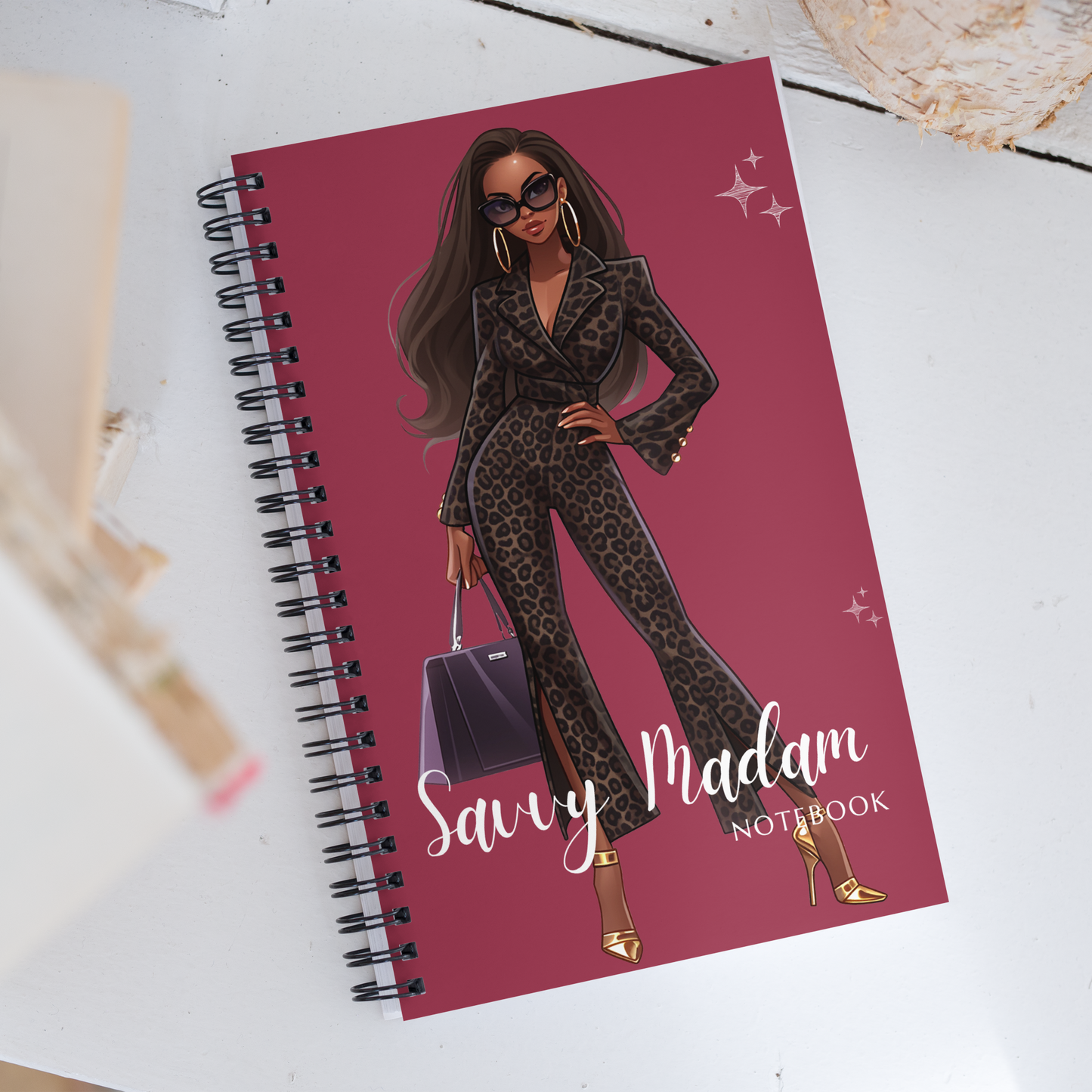 Savvy Madam Spiral Notebook – Empower Your Dreams, Plan Your Legacy
