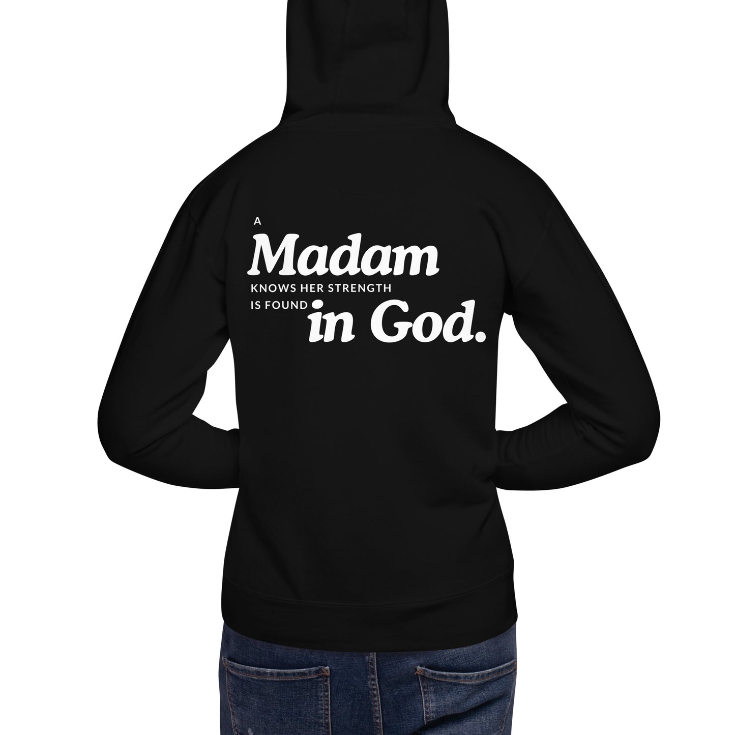 Her Strength is God Unisex Hoodie